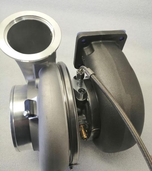 Ölzulaufleitung VR6 R32 Turbo Anschluss am Ölfiltergehäuse Garrett / Pulsar GT40 GT42 GTX40 GTX42 Turbobandit